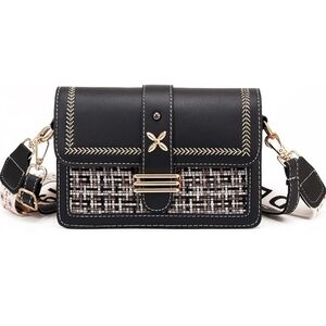 Crossbody Purse for Women Small Black Color